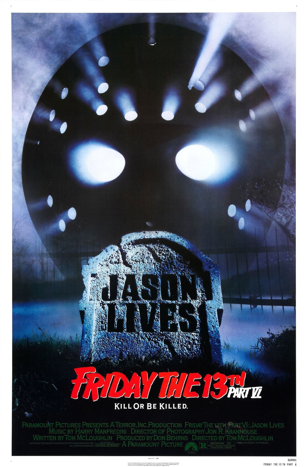 friday the 13th part vi jason lives A2 Size Movie Poster-Pixel Demon