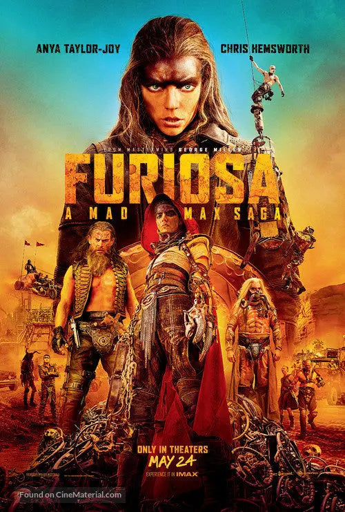 Furiosa: A Mad Max Saga Cinema Movie Poster A2 Size Version 2