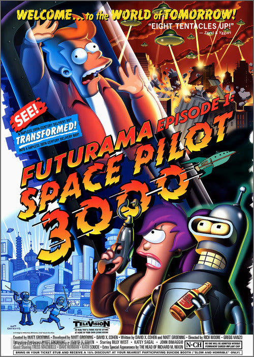 Futurama TV Series Poster A2 Size Version 2