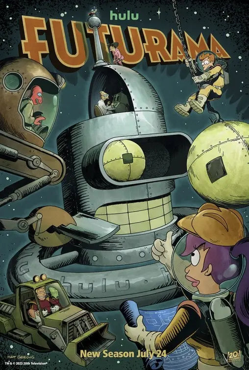 Futurama TV Series Poster A2 Size Version 7