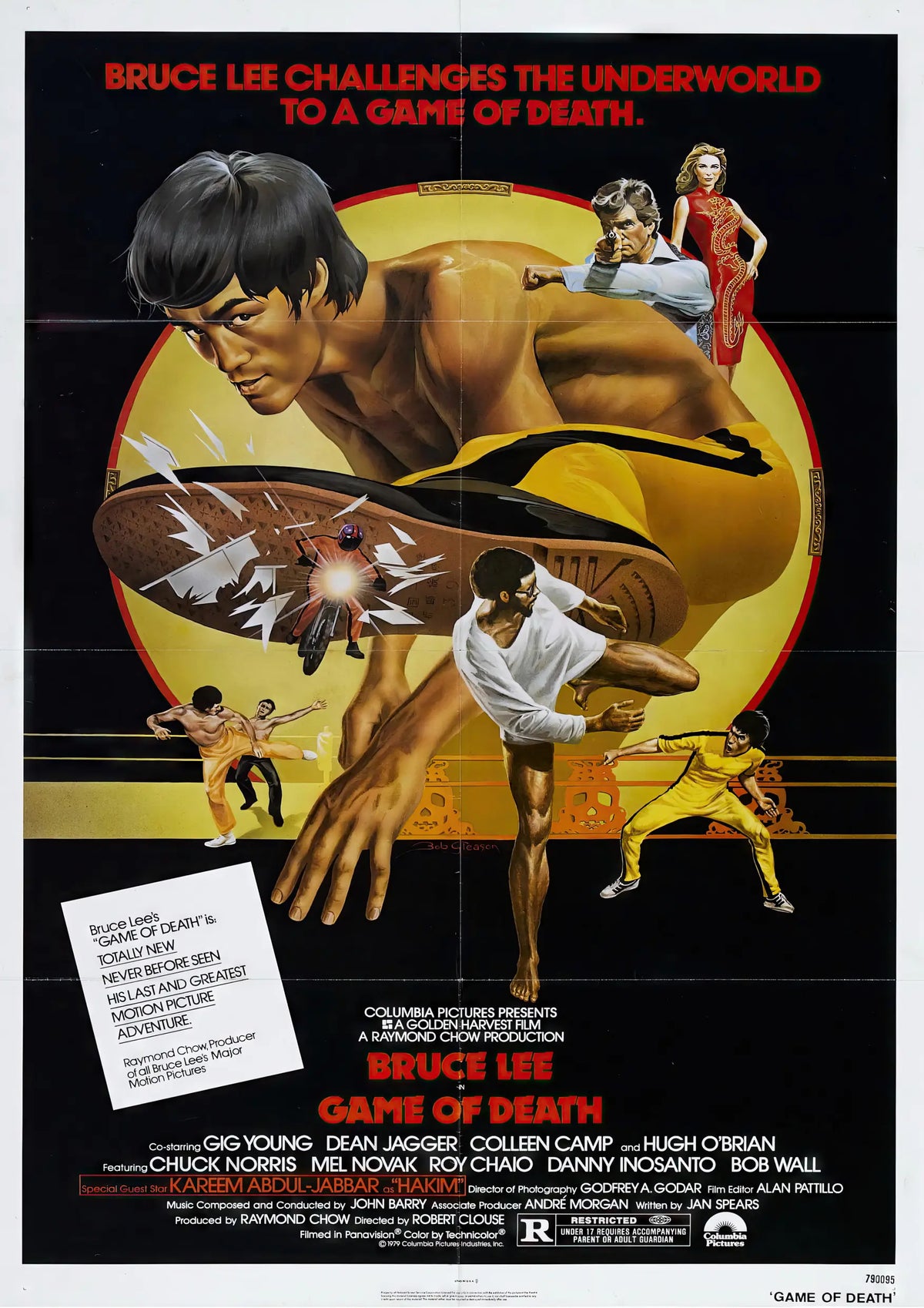 Bruce Lee Game Of Death A2 Size Movie Poster-Pixel Demon