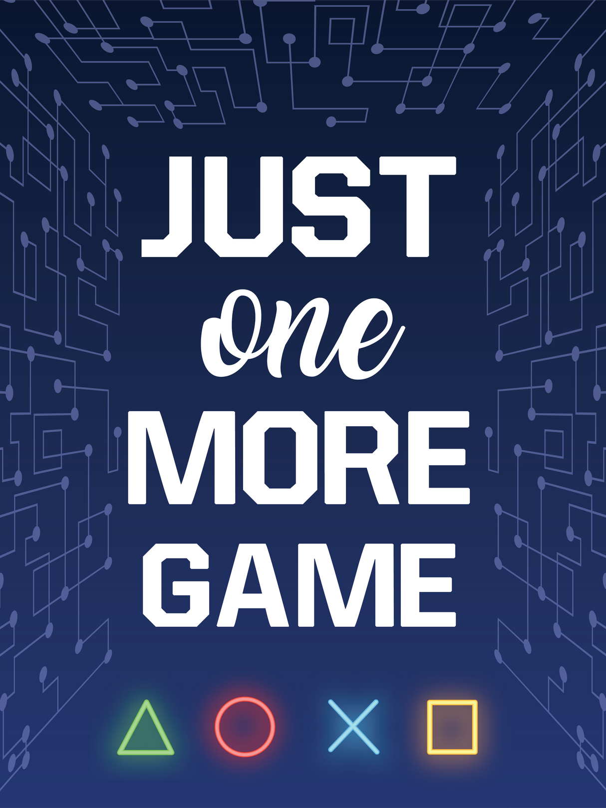 Gamer Text Quotes Design 4 A2 Size Posters-Pixel Demon