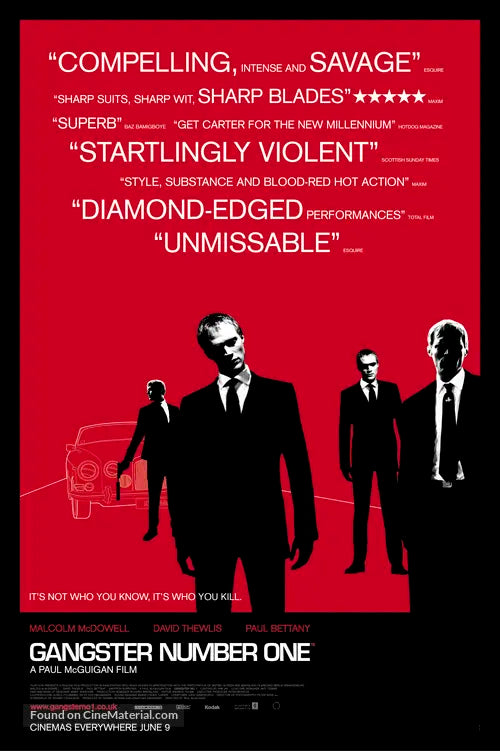 Pixel Demon Gangster No. 1 Movie Poster A2 Size