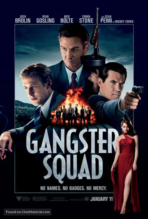 Gangster Squad Cinema Movie Poster A2 Size