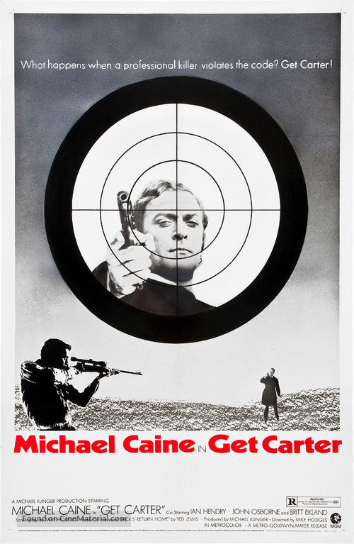 Pixel Demon Get Carter Movie Poster A2 Size