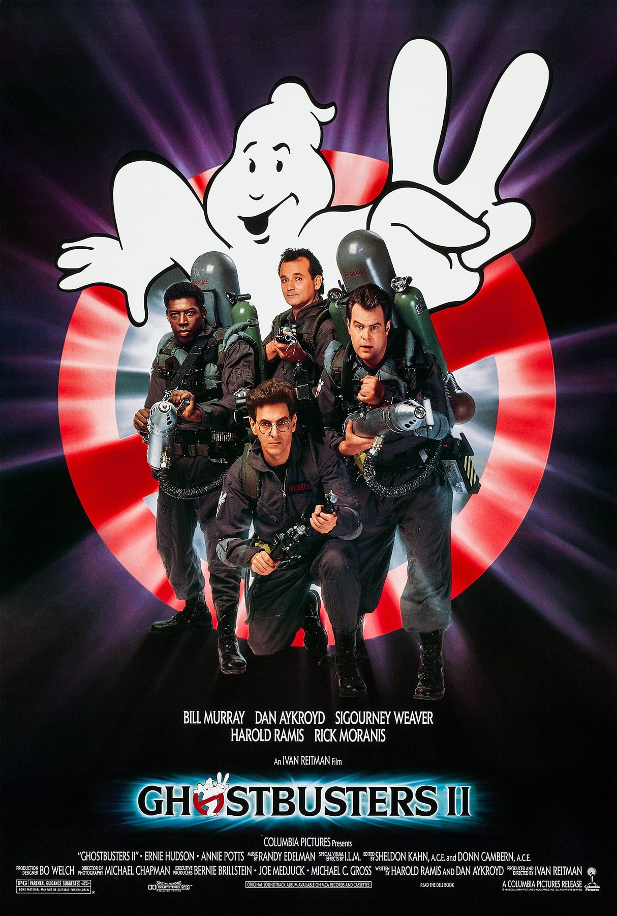 Ghostbusters ii A2 Size Movie Poster-Pixel Demon