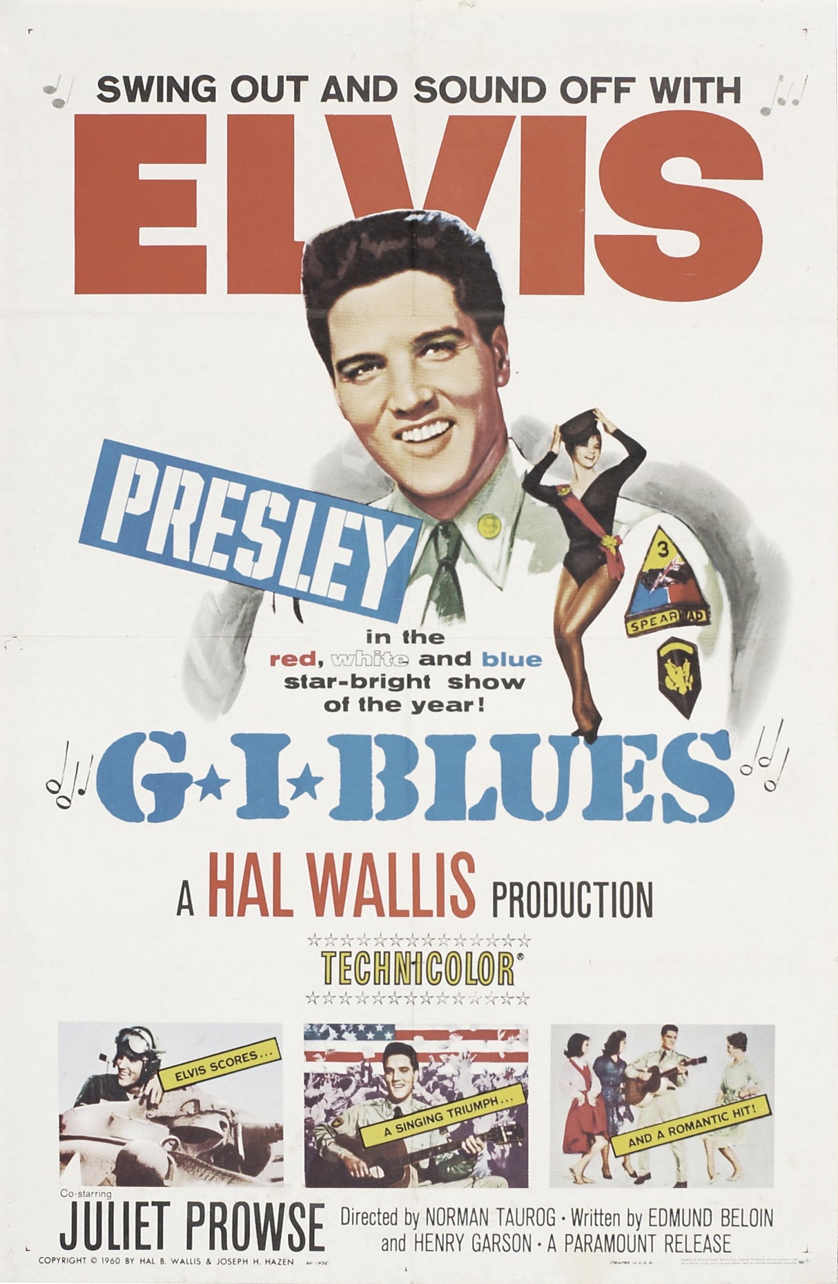 Elvis Presley G I Blues A2 Size Movie Poster-Pixel Demon