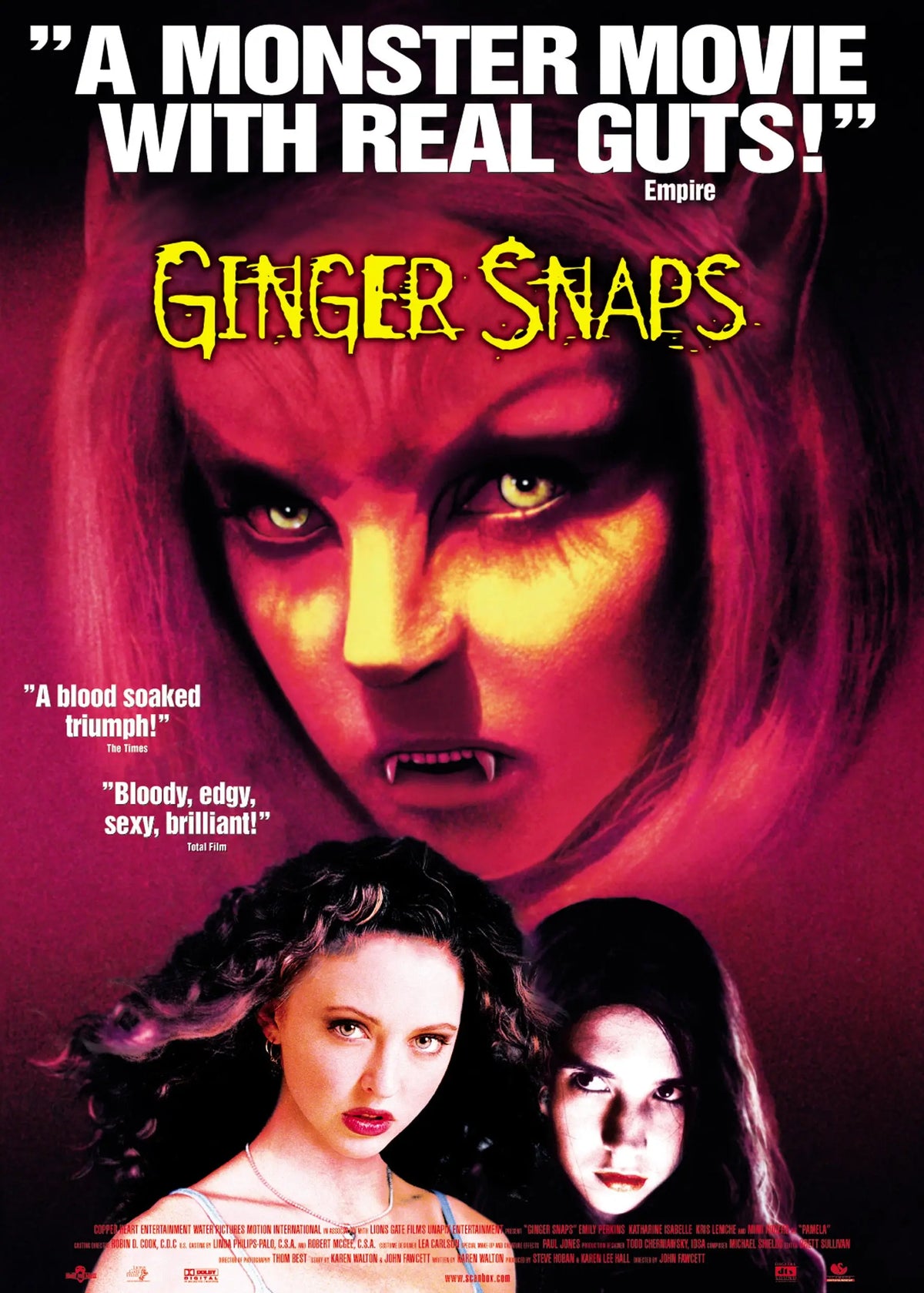 Ginger Snaps A2 Size Movie Poster-Pixel Demon