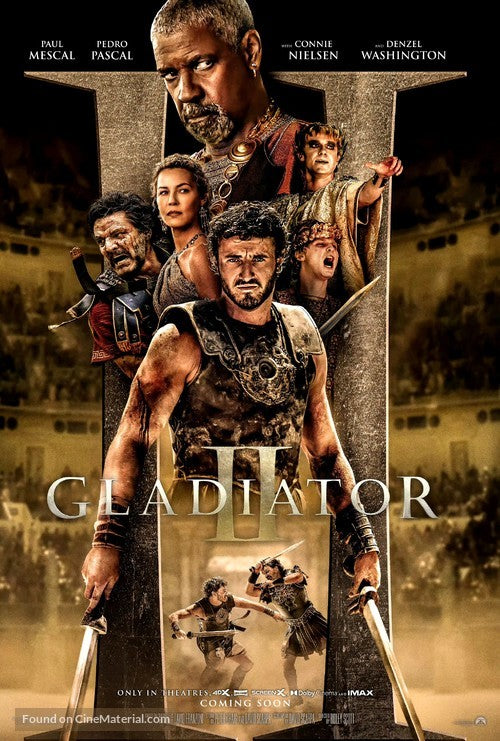 Gladiator II Movie Poster A2 Size Version 3