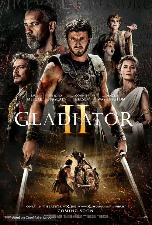 Gladiator II Movie Poster A2 Size Version 2