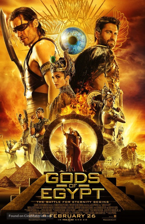 Gods of Egypt A2 Movie Poster-Pixel Demon