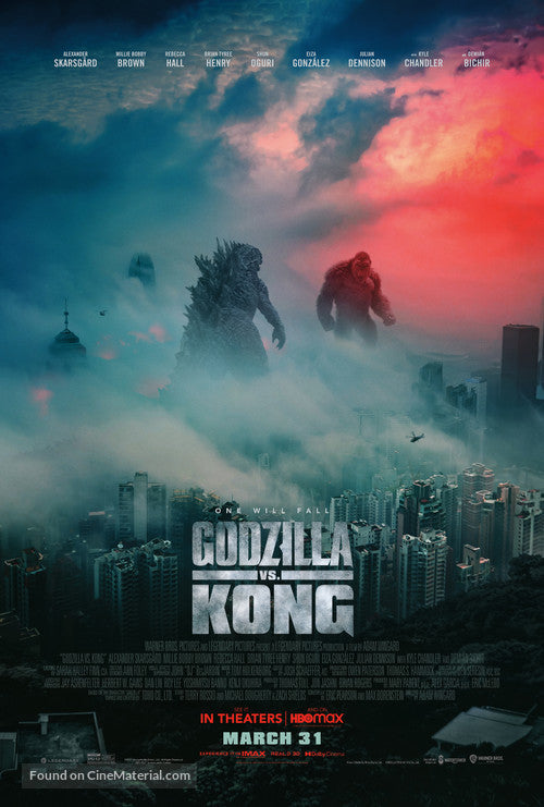 Godzilla vs. Kong A2 Movie Poster-Pixel Demon