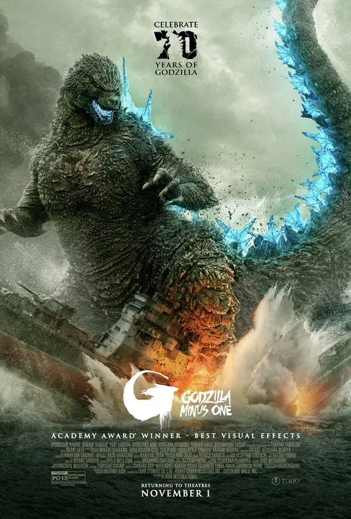 Godzilla: Minus One Movie Poster A2 Size