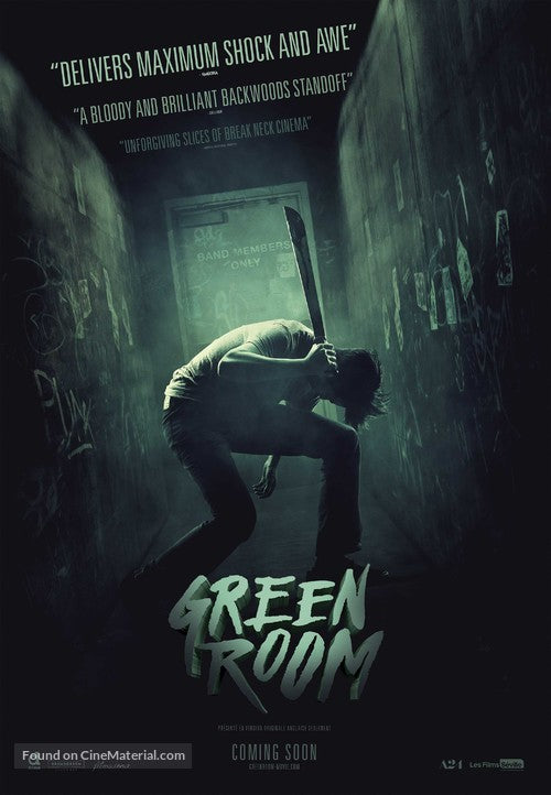 Pixel Demon Green Room Movie Poster A2 Size