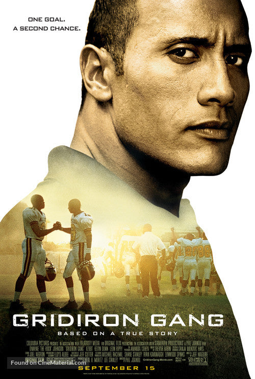 Gridiron Gang Cinema Movie Poster A2 Size - Pixel Demon