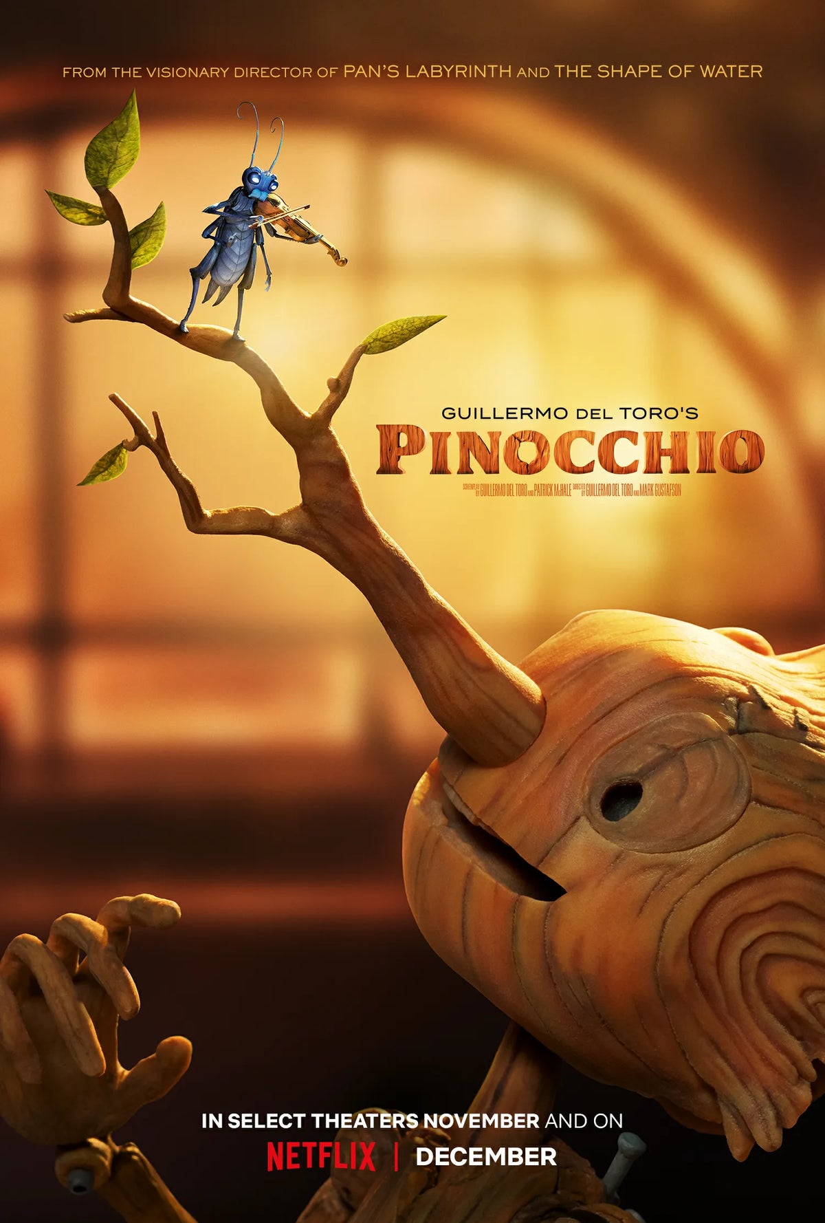 Guillermo del Toro's Pinocchio A2 Size Movie Poster-Pixel Demon