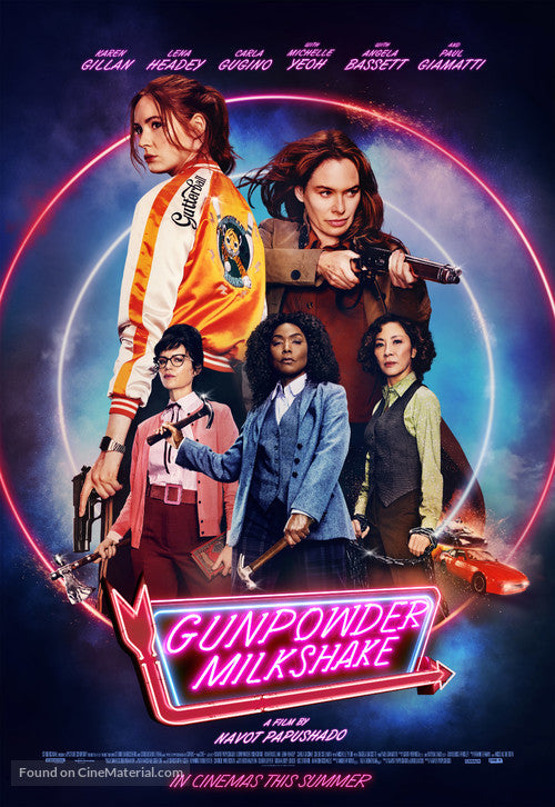 Gunpowder Milkshake Cinema Movie Poster A2 Size