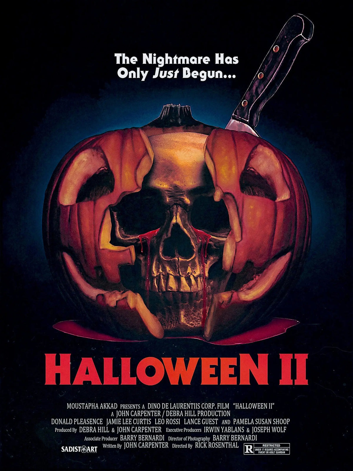 halloween ii A2 Size Movie Poster-Pixel Demon