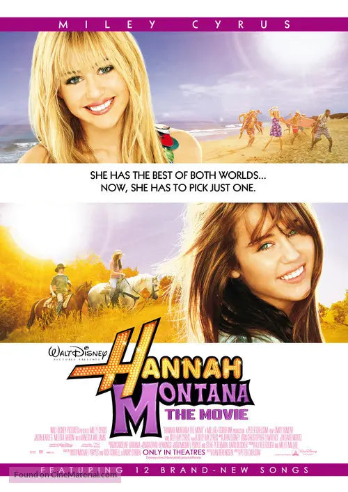 Hannah Montana: The Movie Cinema Movie Poster A2 Size