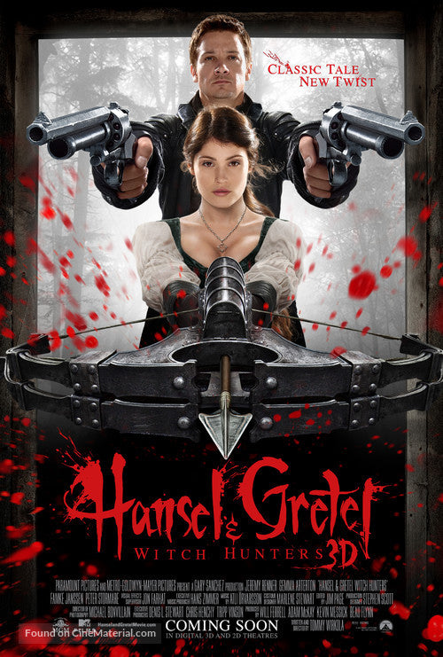 Hansel & Gretel: Witch Hunters A2 Movie Poster-Pixel Demon
