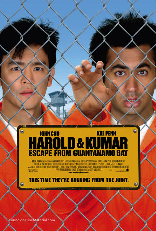 Pixel Demon Harold & Kumar Escape from Guantanamo Bay Movie Poster A2 Size
