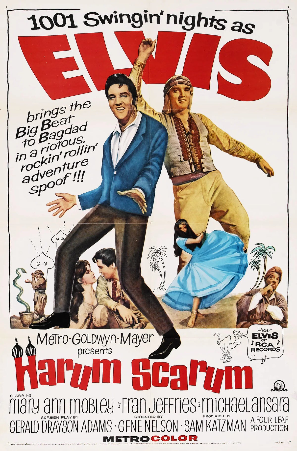 Elvis Presley Harum Scarum A2 Size Movie Poster-Pixel Demon