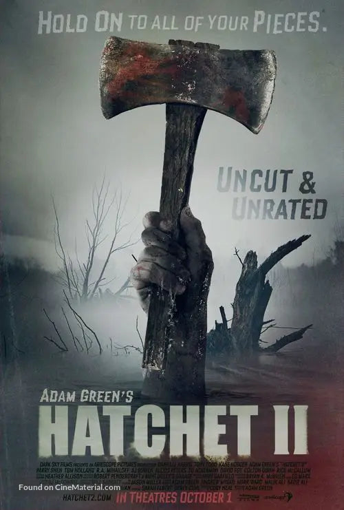 Pixel Demon Hatchet II Movie Poster A2 Size