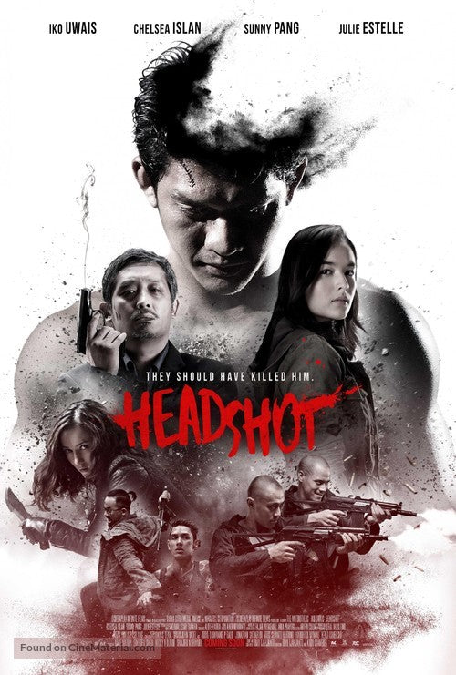 Pixel Demon Headshot Movie Poster A2 Size