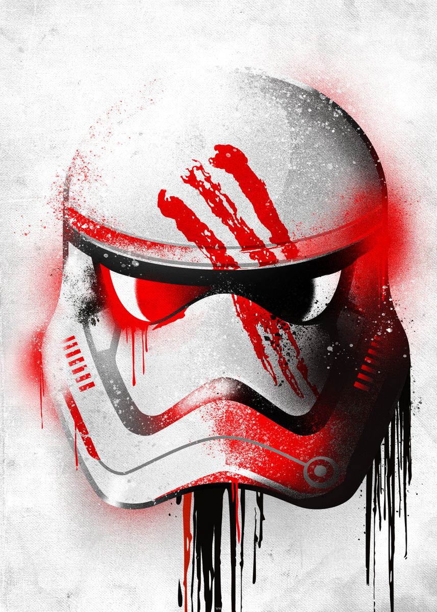 Star Wars Helmets Option 10 A2 Size Posters-Pixel Demon