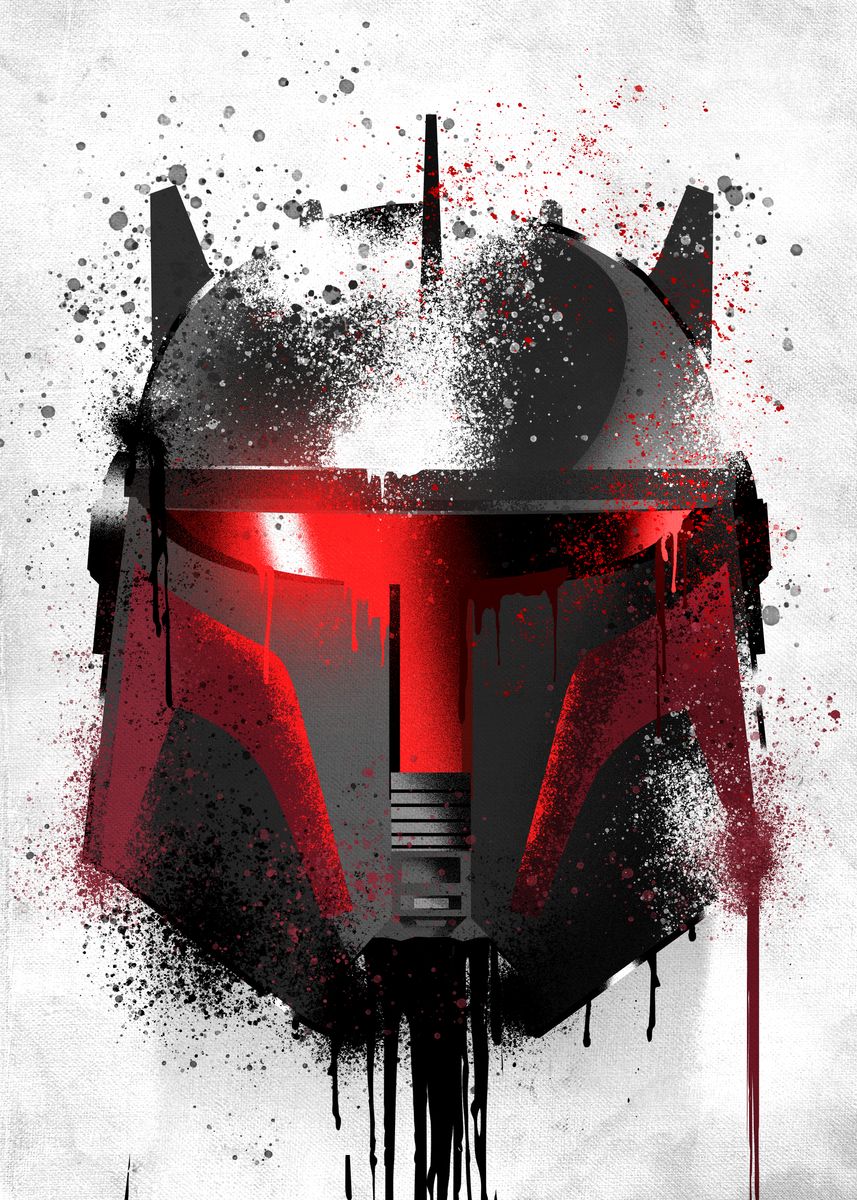 Star Wars Helmets Option 15 A2 Size Posters-Pixel Demon