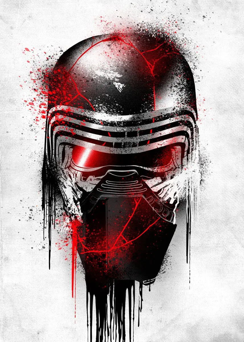 Star Wars Helmets Option 4 A2 Size Posters-Pixel Demon
