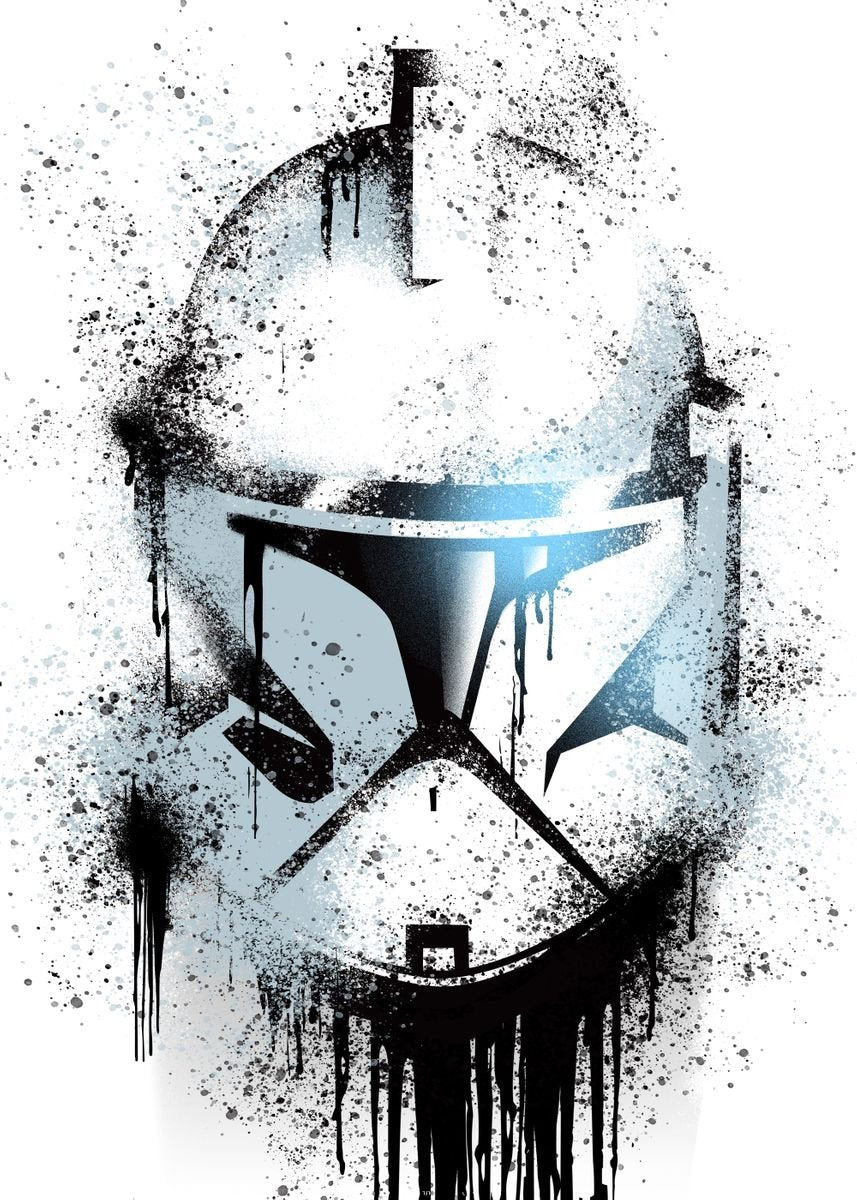 Star Wars Helmets Option 5 A2 Size Posters-Pixel Demon