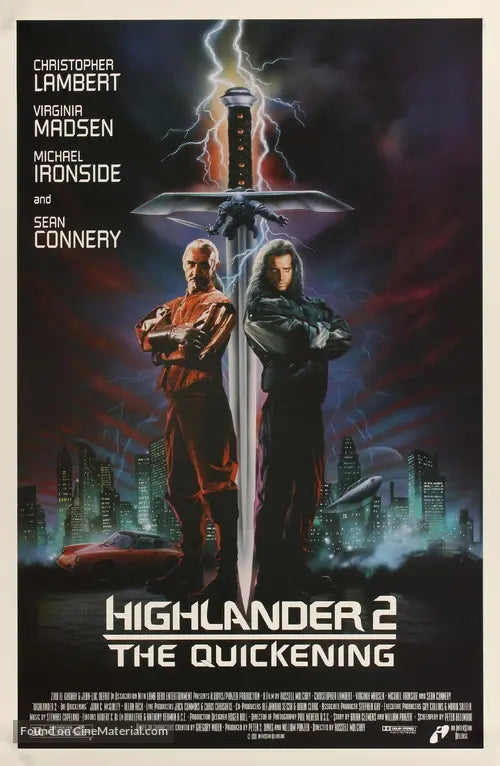 Pixel Demon Highlander II: The Quickening Movie Poster A2 Size
