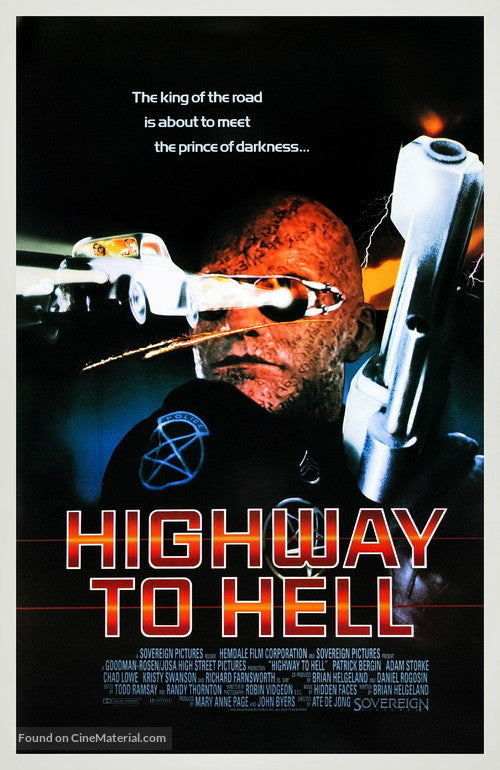 Pixel Demon Highway to Hell Movie Poster A2 Size