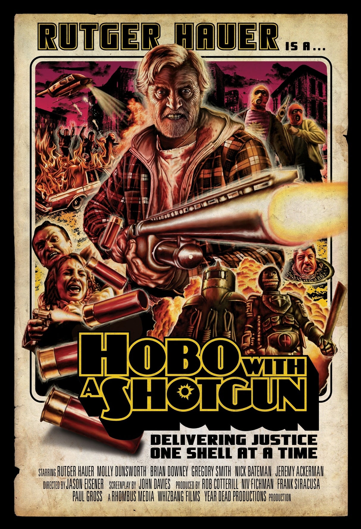 Hobo With A Shotgun A2 Size Movie Poster-Pixel Demon