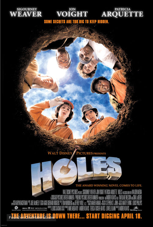 Holes Cinema Movie Poster A2 Size