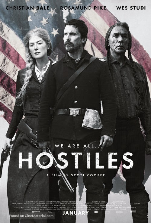 Hostiles Cinema Movie Poster A2 Size
