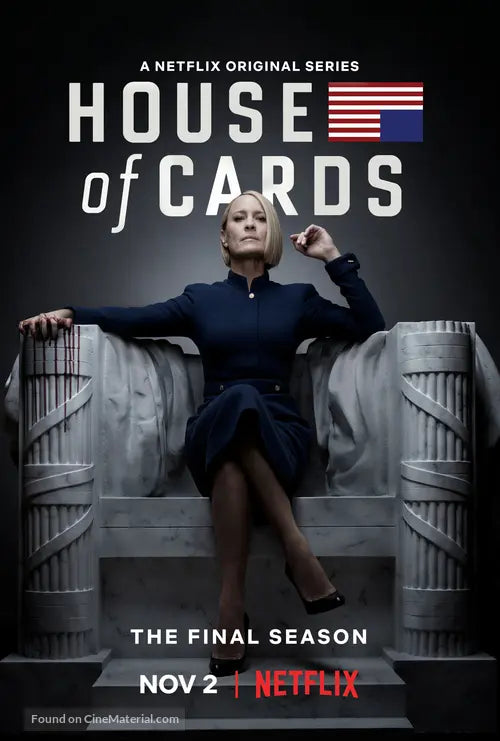 House Of Cards TV Series Poster A2 Size Version 3