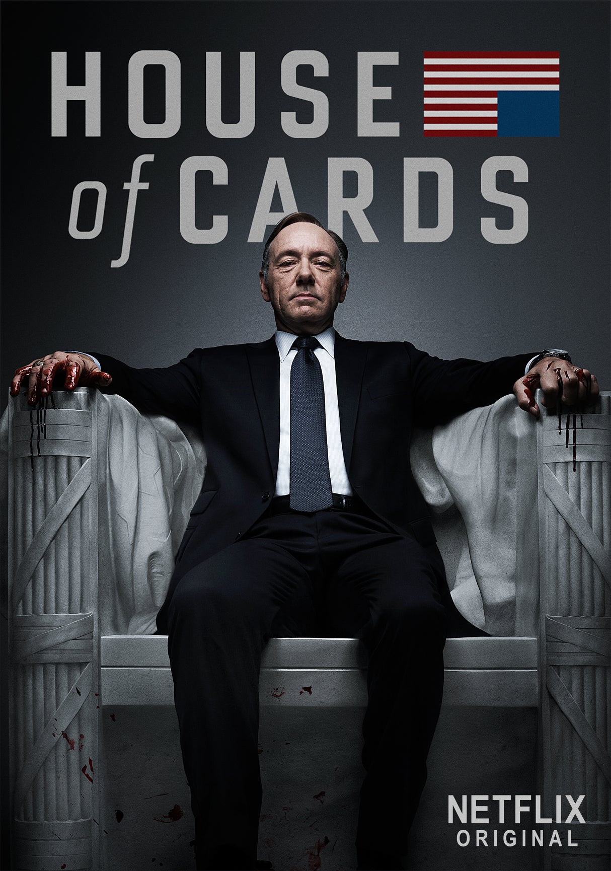House Of Cards A2 Size Movie Poster-Pixel Demon