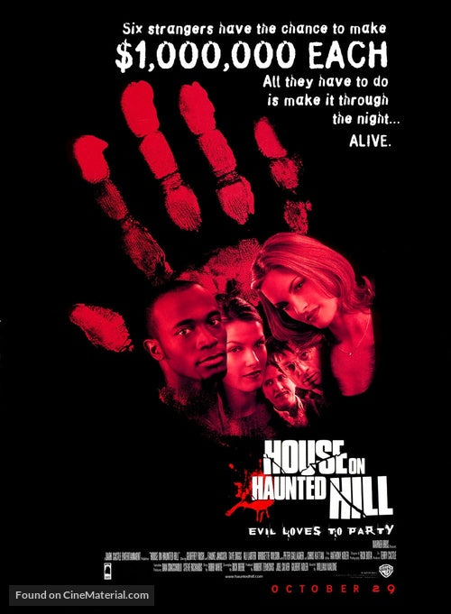 House on Haunted Hill Cinema Movie Poster A2 Size