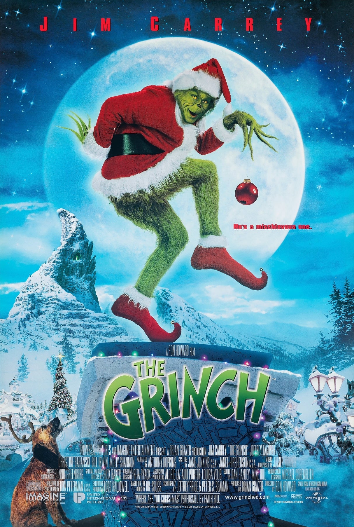How The Grinch Stole Christmas A2 Size Movie Poster-Pixel Demon