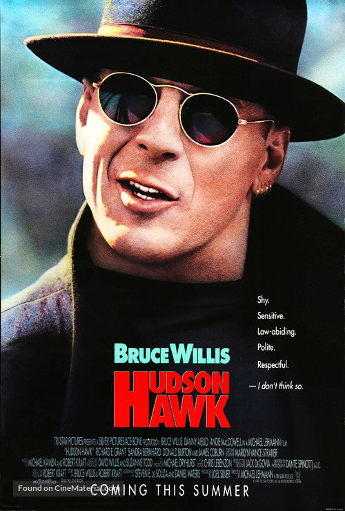 Hudson Hawk Cinema Movie Poster A2 Size