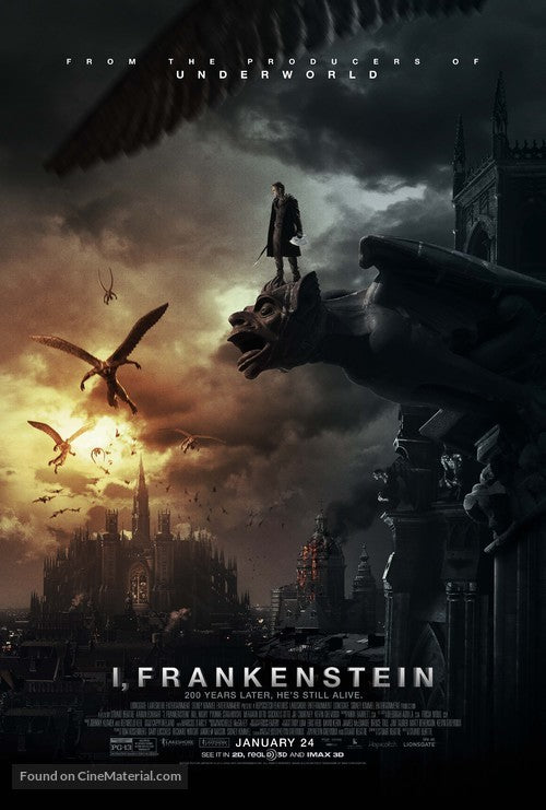 I, Frankenstein Cinema Movie Poster A2 Size
