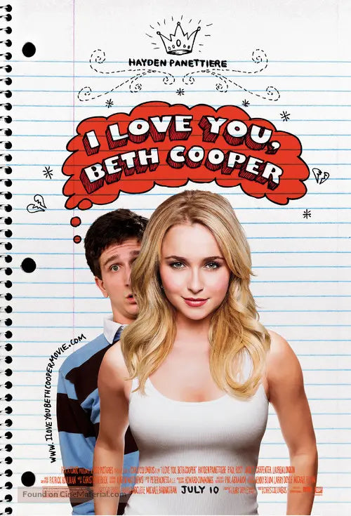 I Love You, Beth Cooper Cinema Movie Poster A2 Size