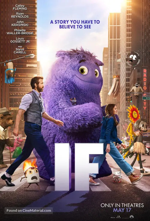IF - Imaginary Friend Cinema Movie Poster Version 1