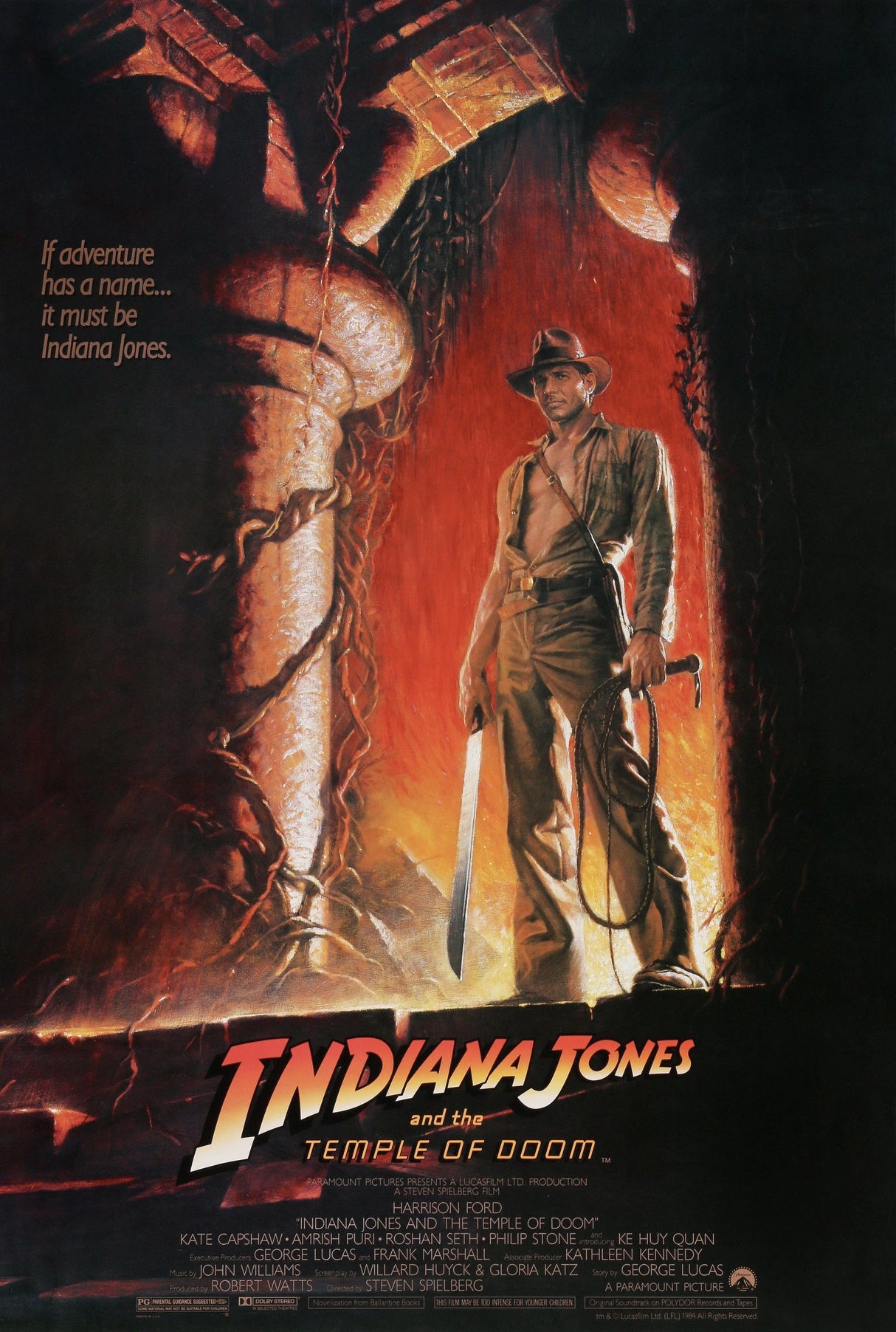 Indiana Jones And The Temple of Doom A2 Size Movie Poster-Pixel Demon