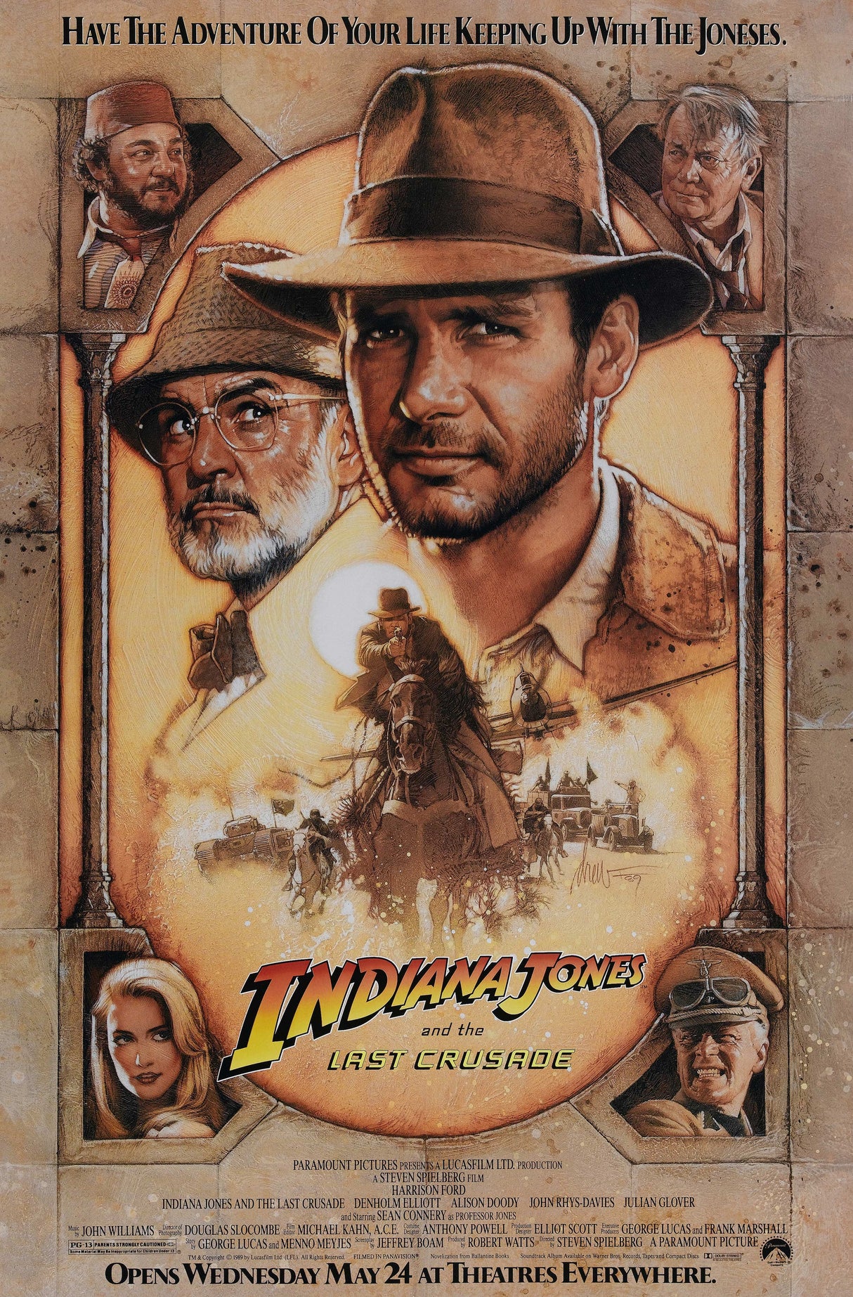 Indiana jones and the last crusade A2 Size Movie Poster-Pixel Demon