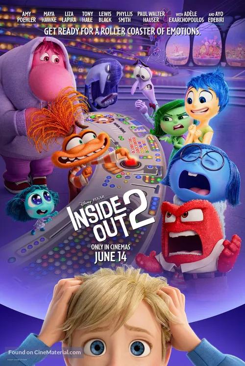 Inside Out 2 Cinema Movie Poster A2 Size Version 3