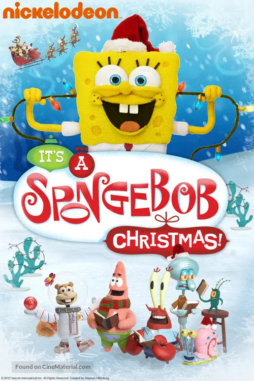 Pixel Demon It's a SpongeBob Christmas! Movie Poster A2 Size