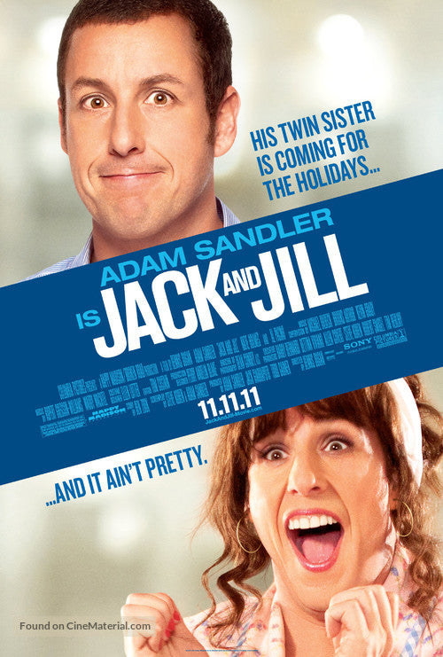 Jack and Jill A2 Movie Poster-Pixel Demon
